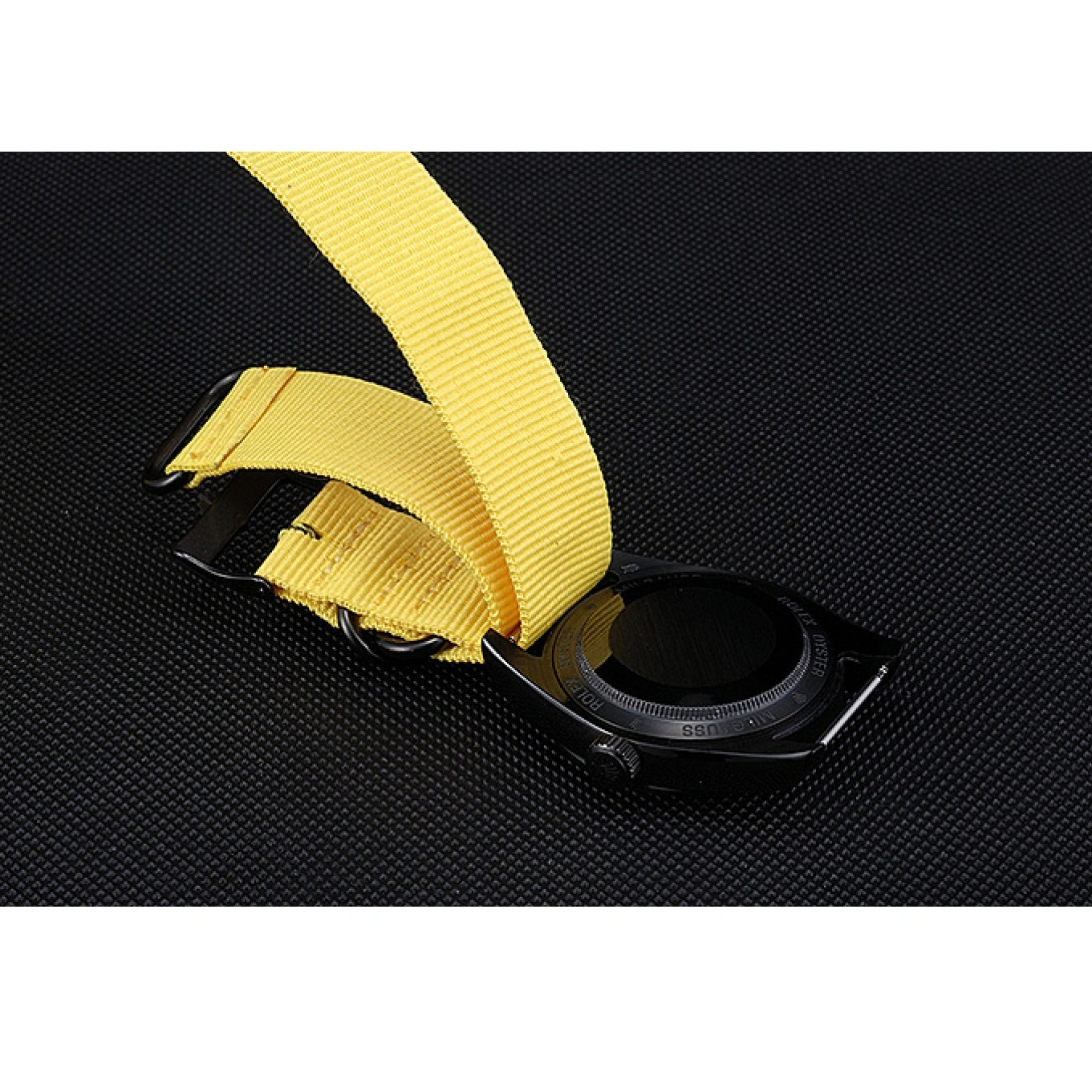 Best AAA Replica Sites Rolex Nylon Strap Yellow 621999 Milgauss Bamford 1027